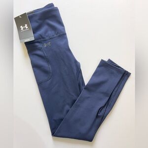 Under Armour Navy High Rise Ankle Length Activewear Leggings Women's Size S, NWT